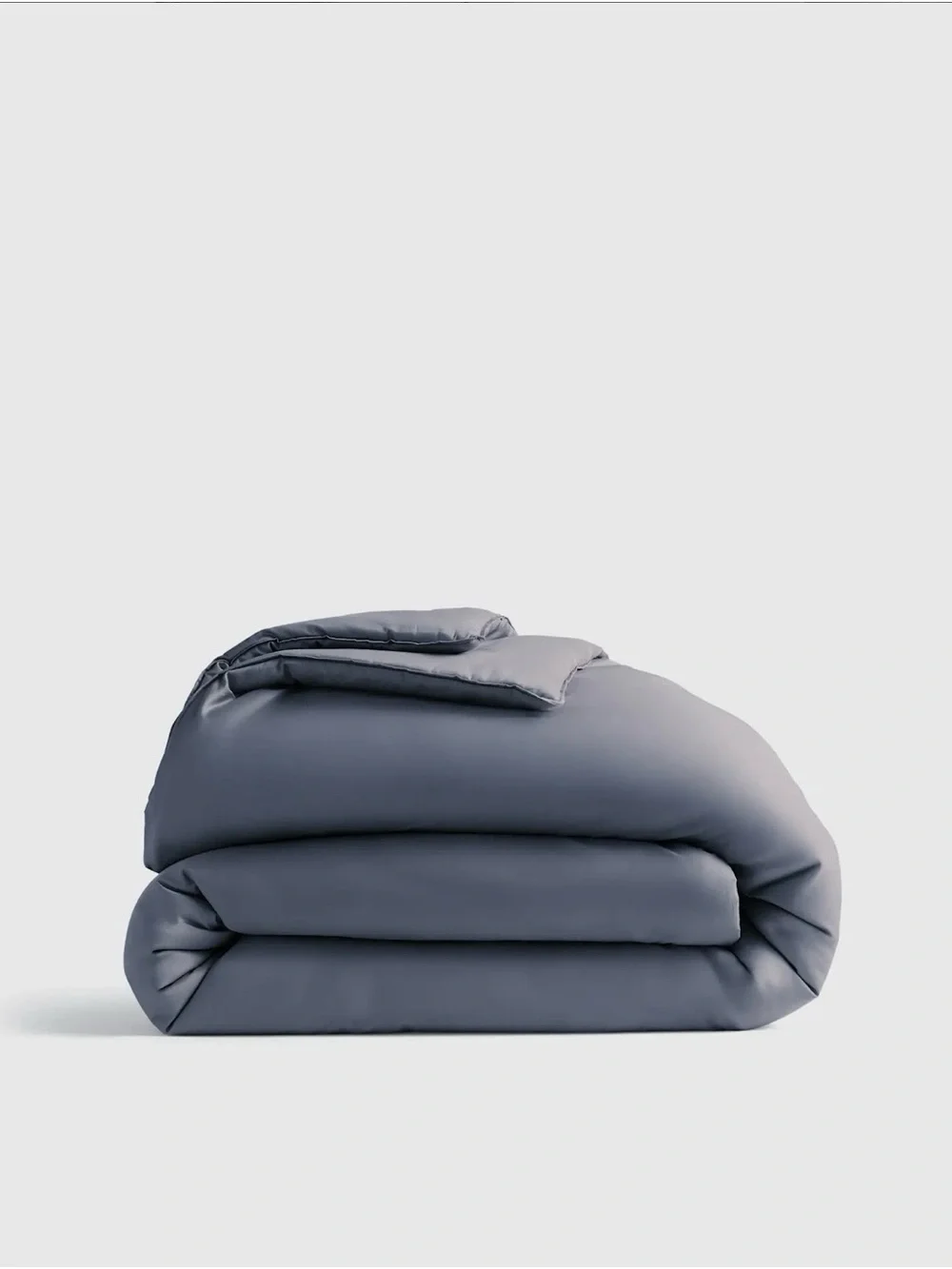 Organic Cotton Sateen Comforter Set in Mineral